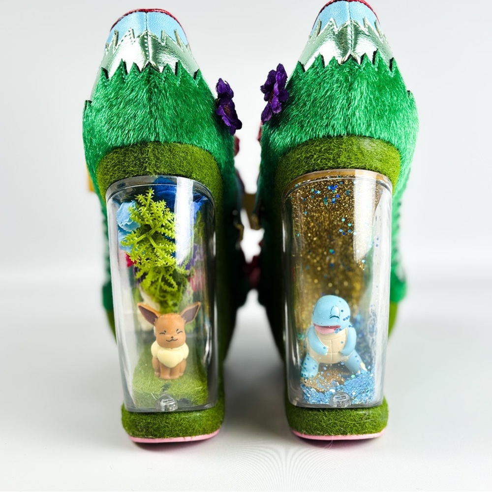 Irregular Choice “Journey On” Pokémon Terrarium Wedge Heels – Squire Evee - Picture 5 of 10